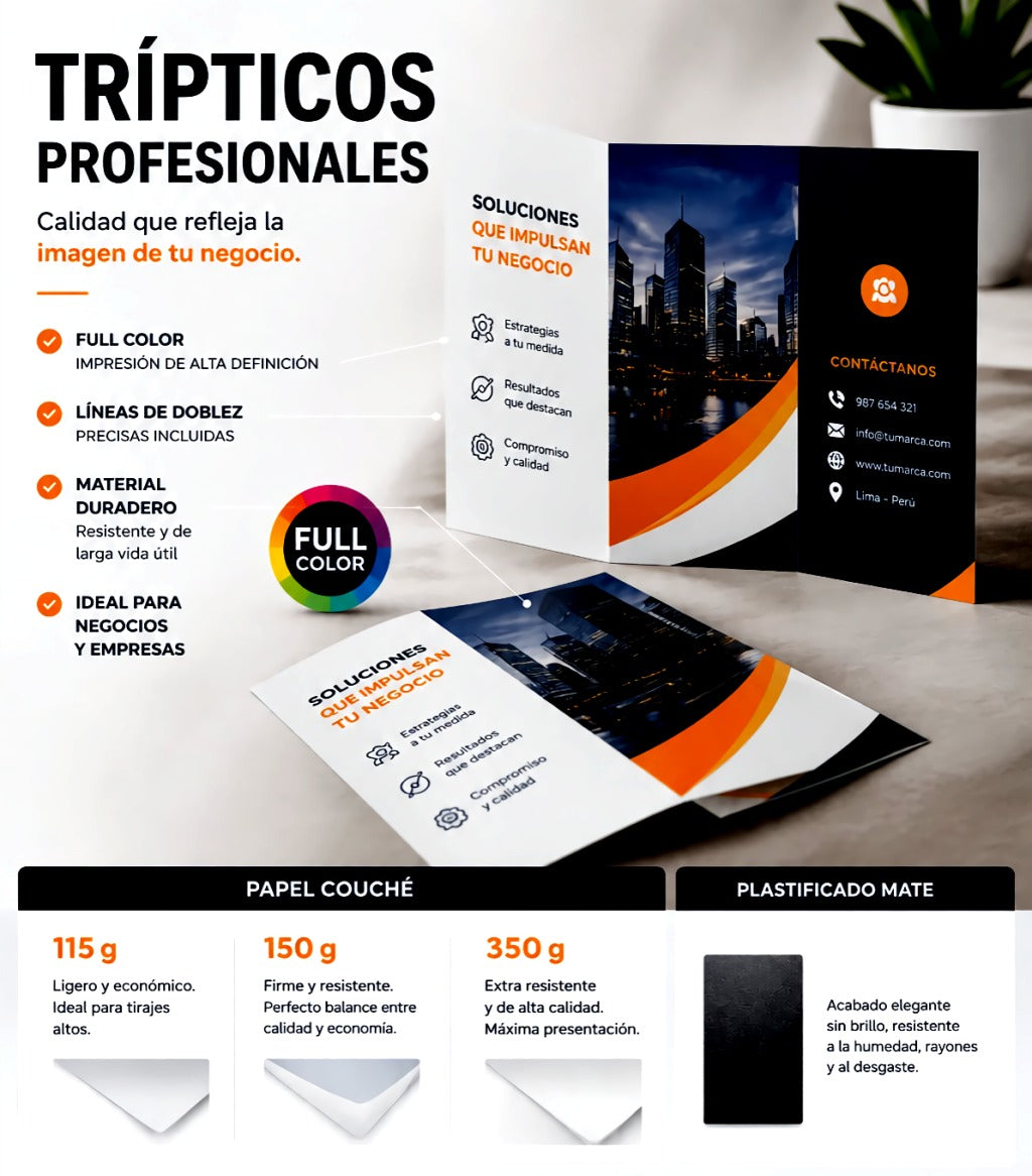 TRIPTICO CORPORATIVO EL MILLAR